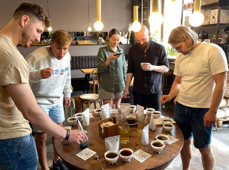 Roasters Services cupping Specialty Café 